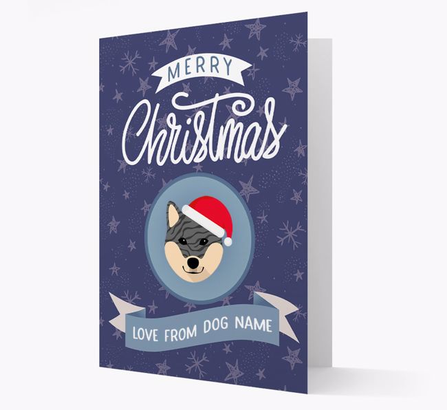 Merry Christmas: Personalized {breedFullName} Christmas Card